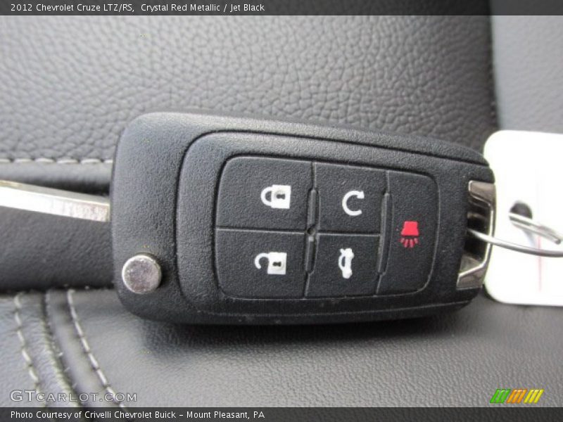 Crystal Red Metallic / Jet Black 2012 Chevrolet Cruze LTZ/RS