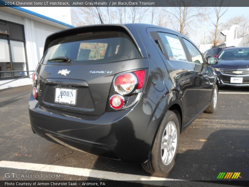 Ashen Gray Metallic / Jet Black/Dark Titanium 2014 Chevrolet Sonic LT Hatchback