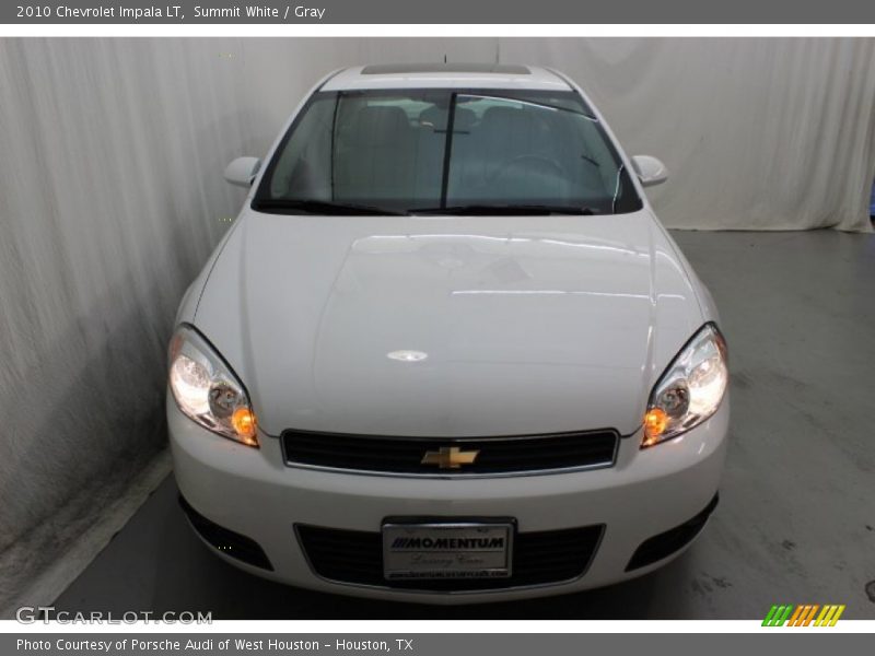Summit White / Gray 2010 Chevrolet Impala LT