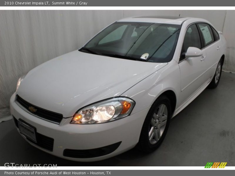 Summit White / Gray 2010 Chevrolet Impala LT