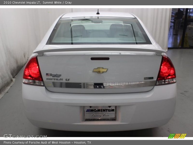 Summit White / Gray 2010 Chevrolet Impala LT
