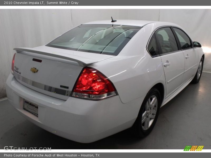 Summit White / Gray 2010 Chevrolet Impala LT
