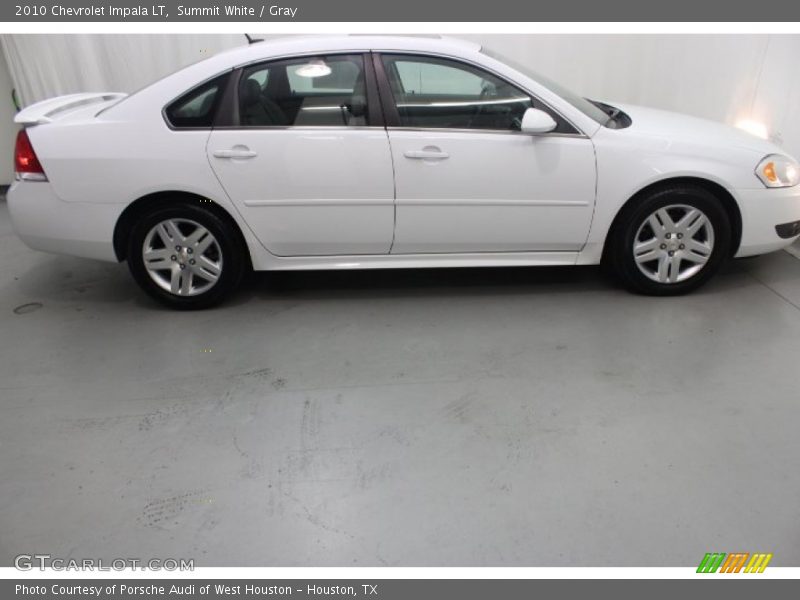 Summit White / Gray 2010 Chevrolet Impala LT