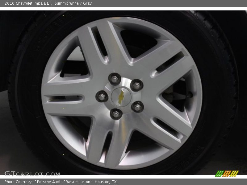 Summit White / Gray 2010 Chevrolet Impala LT
