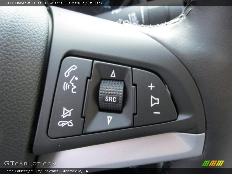 Atlantis Blue Metallic / Jet Black 2014 Chevrolet Cruze LT