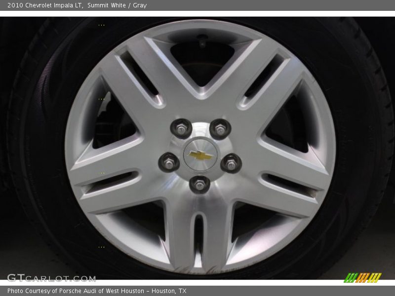 Summit White / Gray 2010 Chevrolet Impala LT