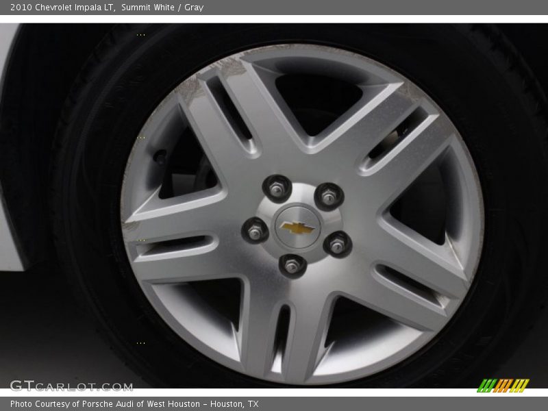 Summit White / Gray 2010 Chevrolet Impala LT