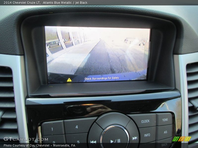 Atlantis Blue Metallic / Jet Black 2014 Chevrolet Cruze LT