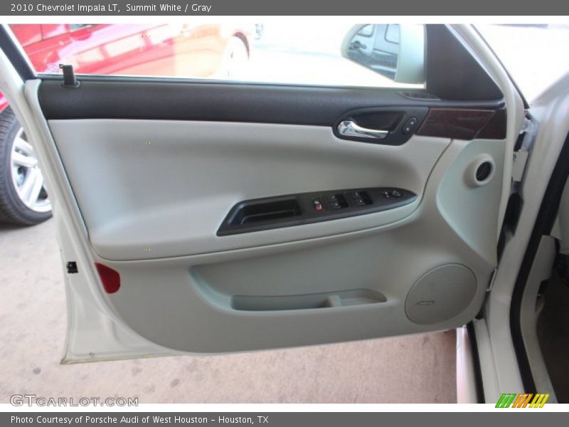 Summit White / Gray 2010 Chevrolet Impala LT