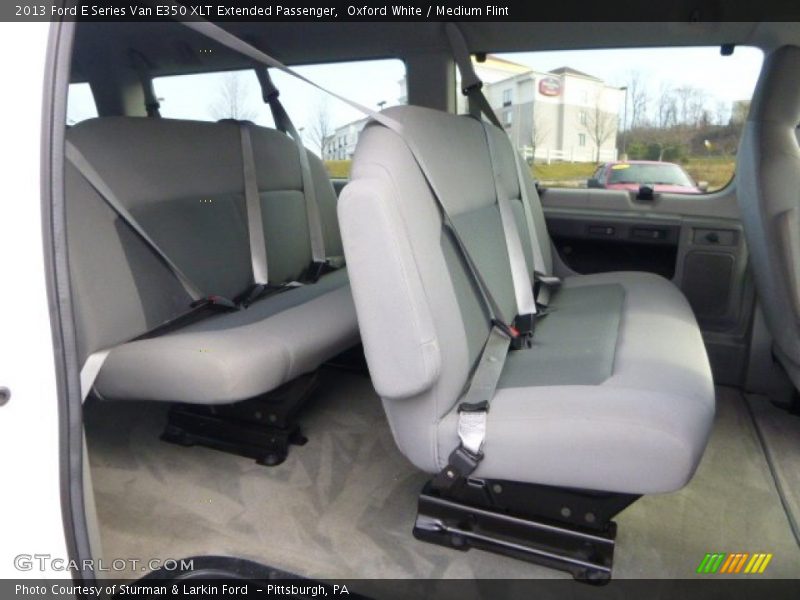 Oxford White / Medium Flint 2013 Ford E Series Van E350 XLT Extended Passenger