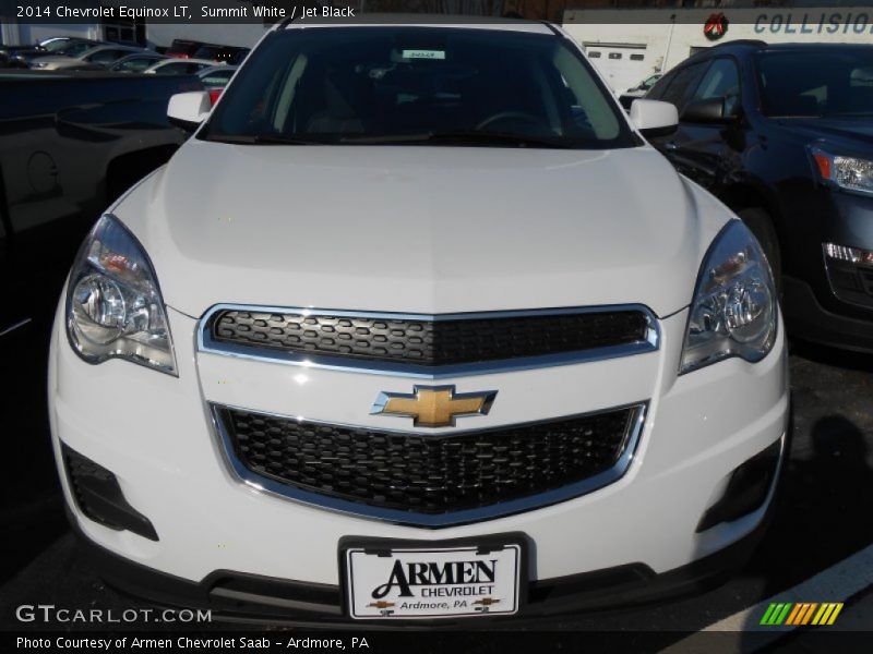 Summit White / Jet Black 2014 Chevrolet Equinox LT