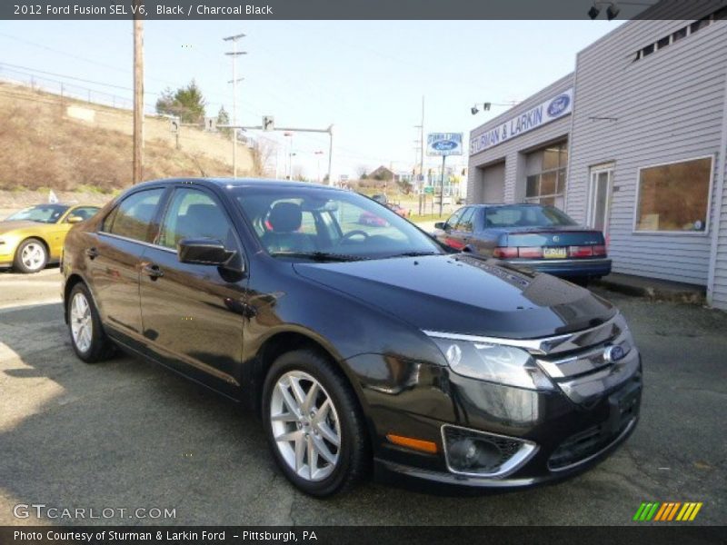 Black / Charcoal Black 2012 Ford Fusion SEL V6