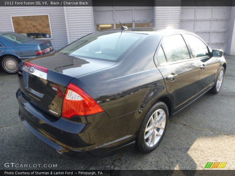 Black / Charcoal Black 2012 Ford Fusion SEL V6
