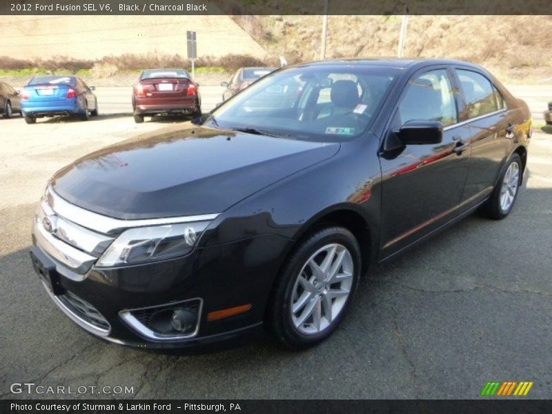 Black / Charcoal Black 2012 Ford Fusion SEL V6