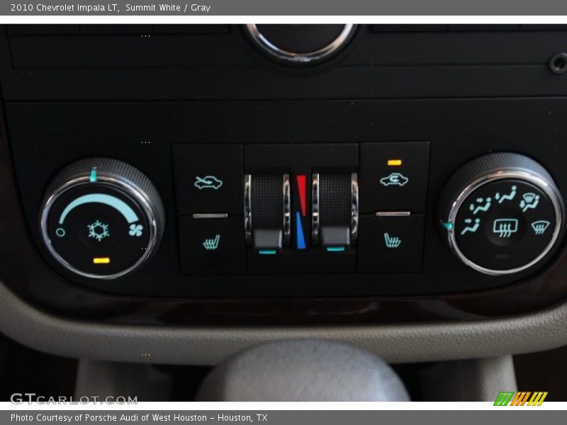 Summit White / Gray 2010 Chevrolet Impala LT