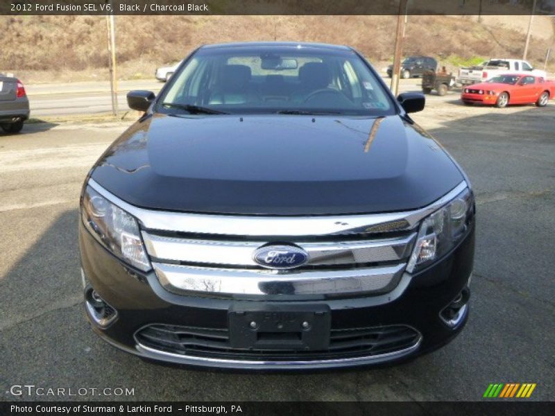 Black / Charcoal Black 2012 Ford Fusion SEL V6