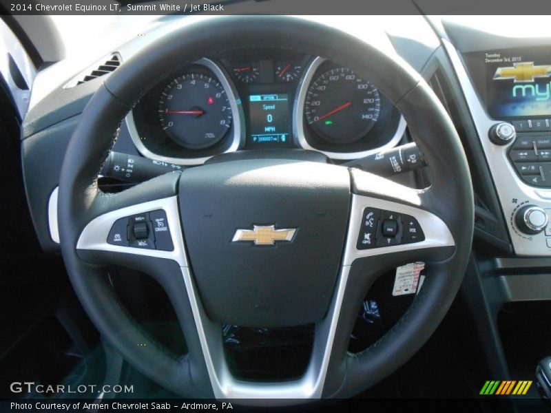 Summit White / Jet Black 2014 Chevrolet Equinox LT