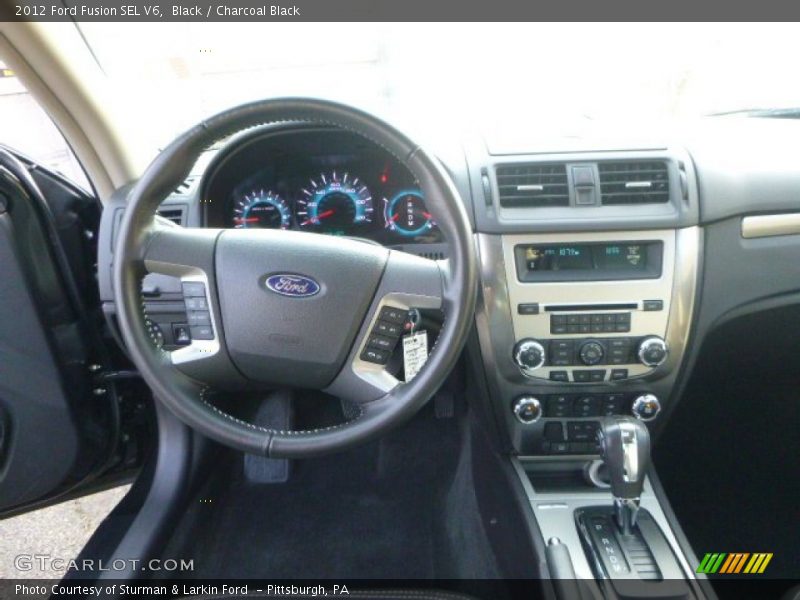 Black / Charcoal Black 2012 Ford Fusion SEL V6