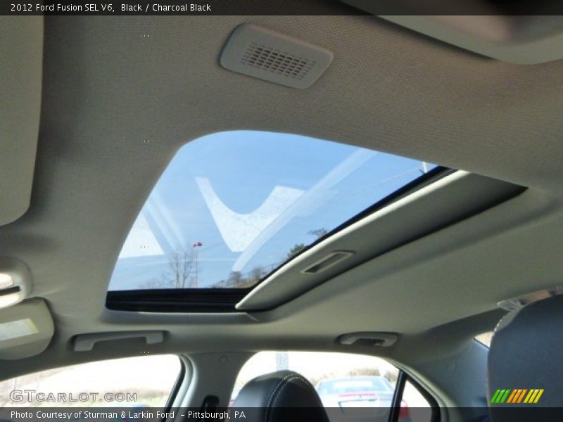 Black / Charcoal Black 2012 Ford Fusion SEL V6