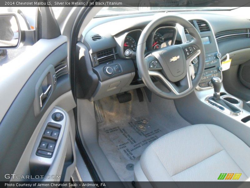 Silver Ice Metallic / Jet Black/Titanium 2014 Chevrolet Malibu LS