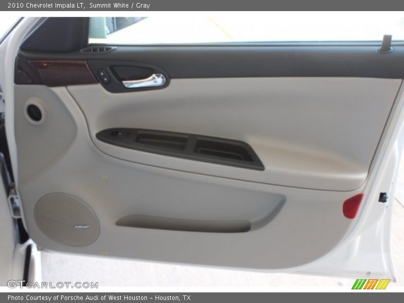 Summit White / Gray 2010 Chevrolet Impala LT