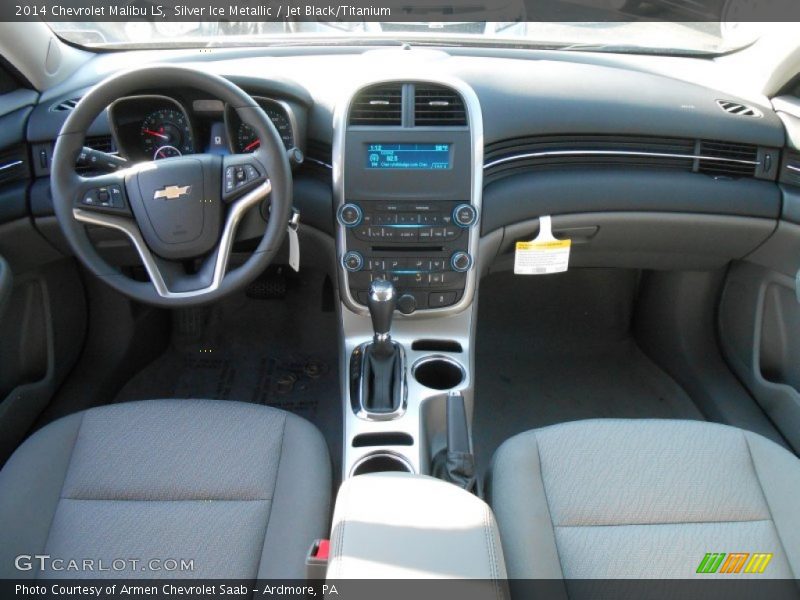 Silver Ice Metallic / Jet Black/Titanium 2014 Chevrolet Malibu LS