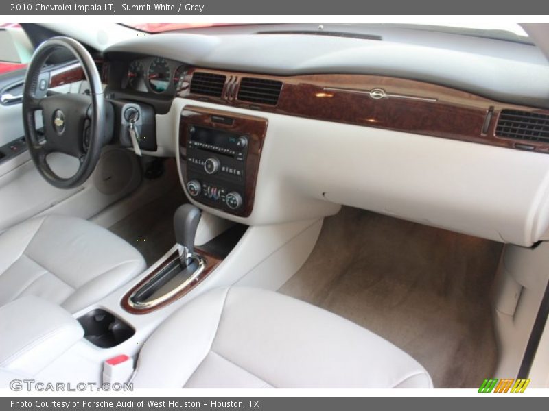 Summit White / Gray 2010 Chevrolet Impala LT