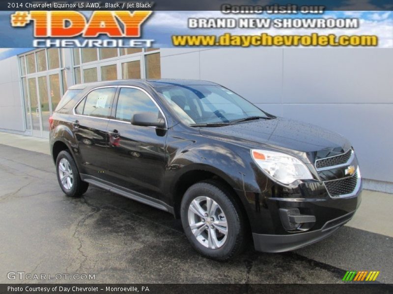Black / Jet Black 2014 Chevrolet Equinox LS AWD