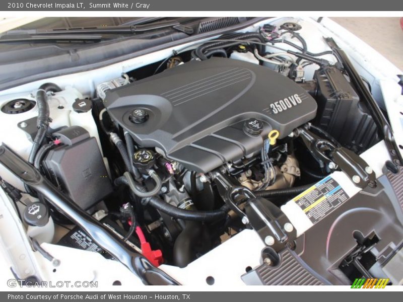 Summit White / Gray 2010 Chevrolet Impala LT