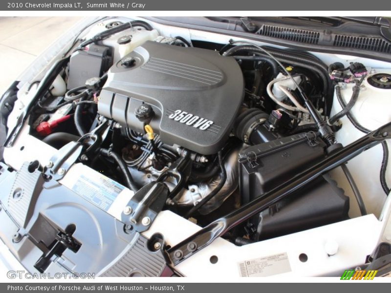 Summit White / Gray 2010 Chevrolet Impala LT