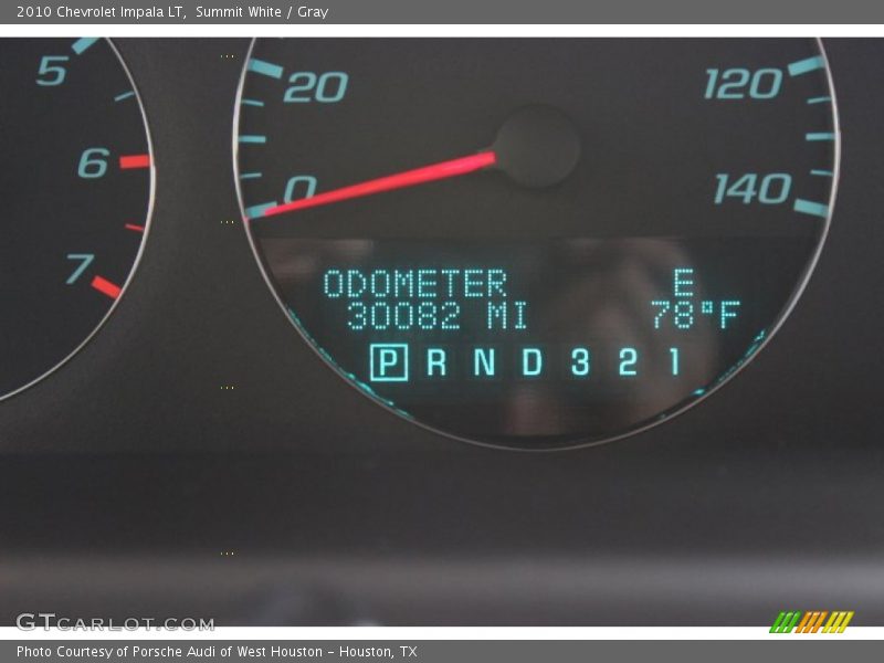 Summit White / Gray 2010 Chevrolet Impala LT