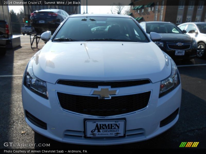 Summit White / Jet Black 2014 Chevrolet Cruze LT