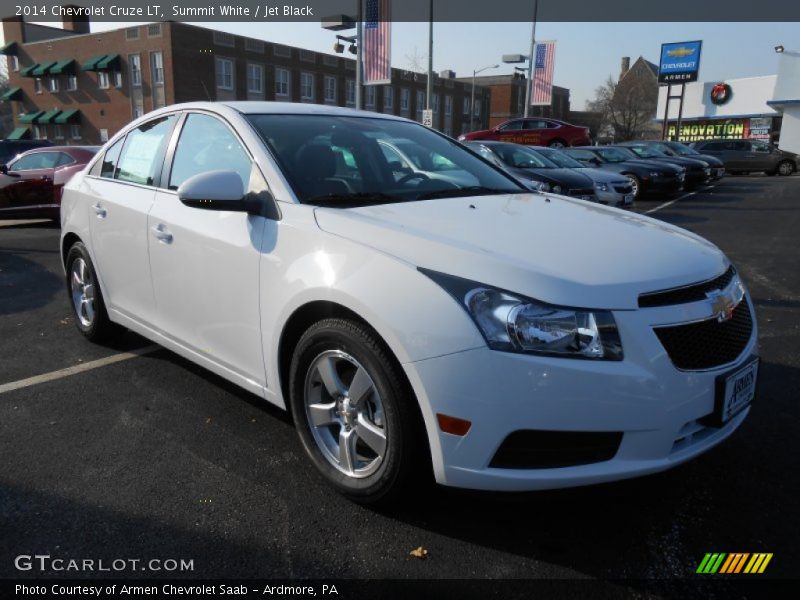 Summit White / Jet Black 2014 Chevrolet Cruze LT