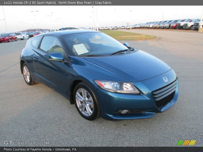 North Shore Blue Pearl / Gray Fabric 2011 Honda CR-Z EX Sport Hybrid