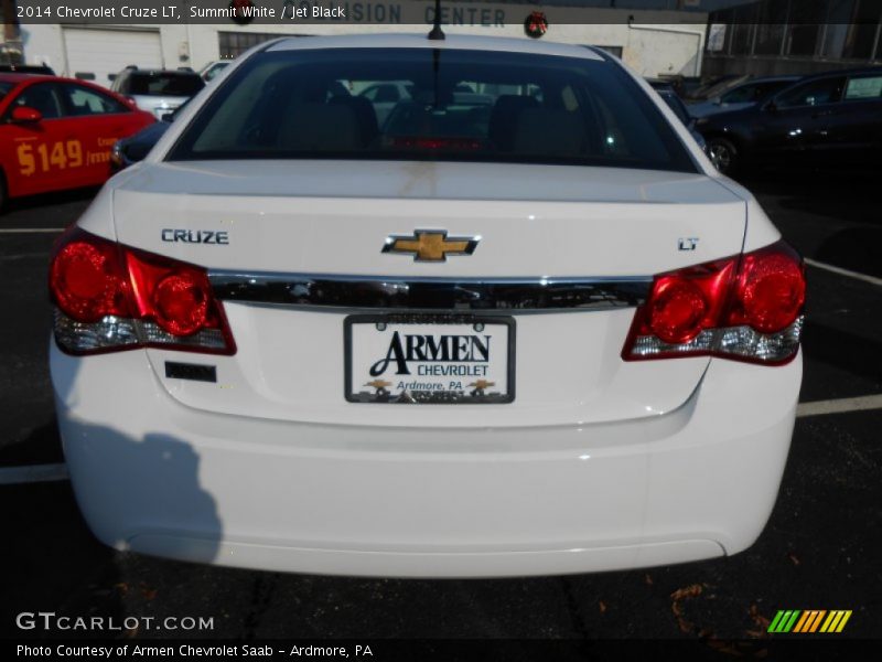 Summit White / Jet Black 2014 Chevrolet Cruze LT