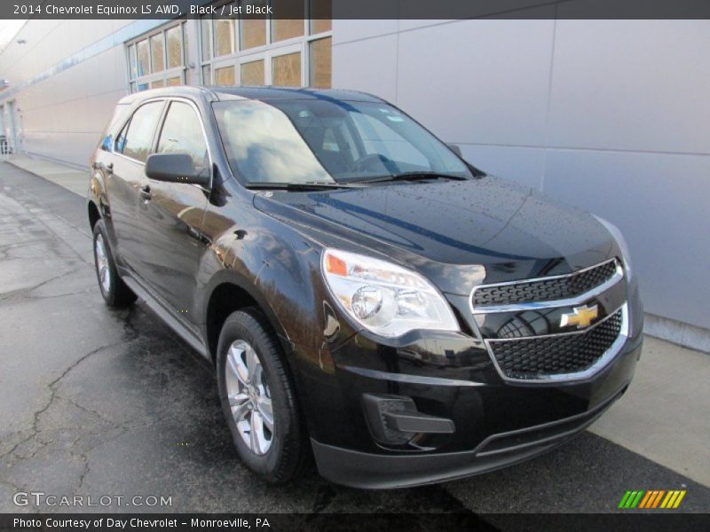Black / Jet Black 2014 Chevrolet Equinox LS AWD