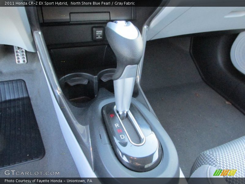 North Shore Blue Pearl / Gray Fabric 2011 Honda CR-Z EX Sport Hybrid