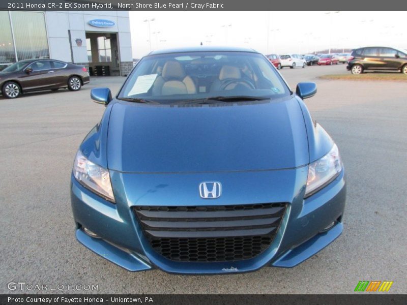 North Shore Blue Pearl / Gray Fabric 2011 Honda CR-Z EX Sport Hybrid