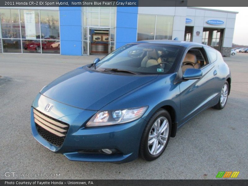 North Shore Blue Pearl / Gray Fabric 2011 Honda CR-Z EX Sport Hybrid