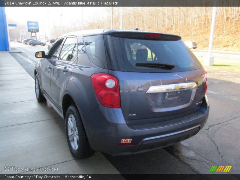 Atlantis Blue Metallic / Jet Black 2014 Chevrolet Equinox LS AWD