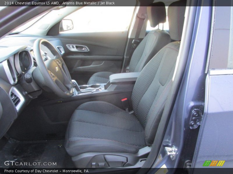 Atlantis Blue Metallic / Jet Black 2014 Chevrolet Equinox LS AWD