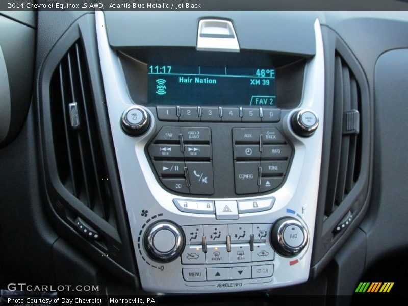 Atlantis Blue Metallic / Jet Black 2014 Chevrolet Equinox LS AWD