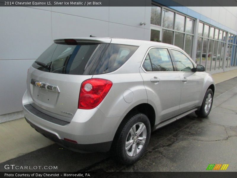 Silver Ice Metallic / Jet Black 2014 Chevrolet Equinox LS