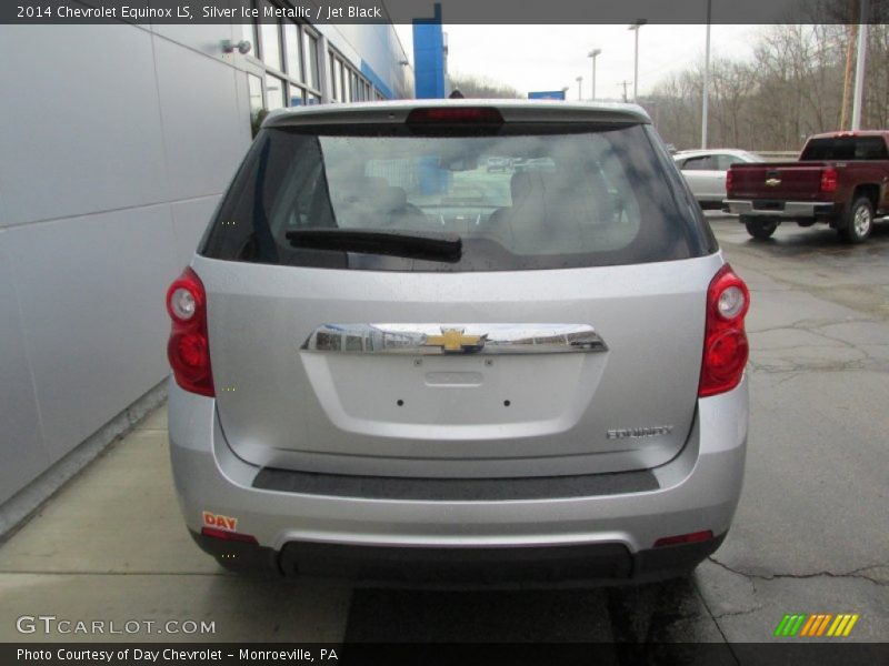Silver Ice Metallic / Jet Black 2014 Chevrolet Equinox LS