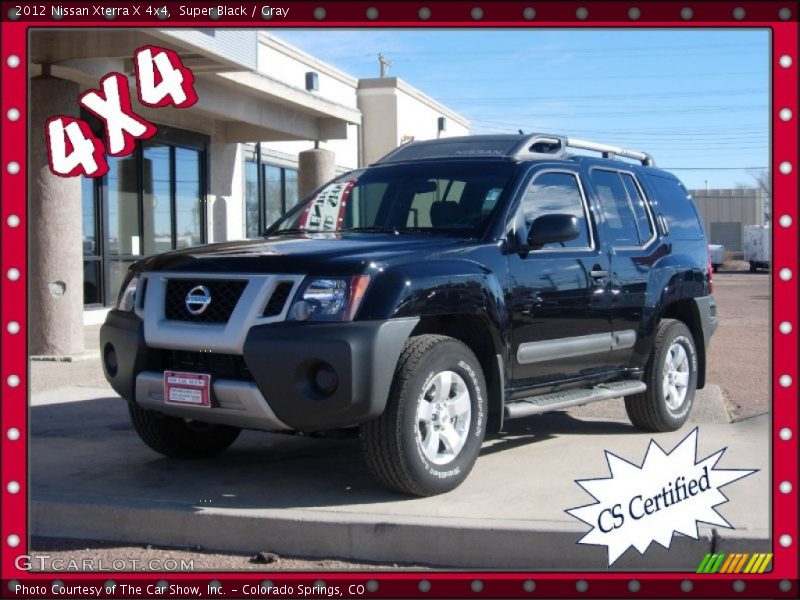 Super Black / Gray 2012 Nissan Xterra X 4x4