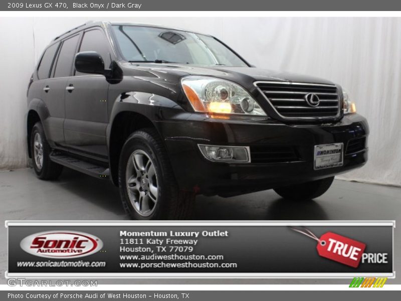 Black Onyx / Dark Gray 2009 Lexus GX 470