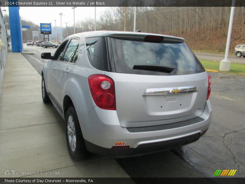 Silver Ice Metallic / Jet Black 2014 Chevrolet Equinox LS