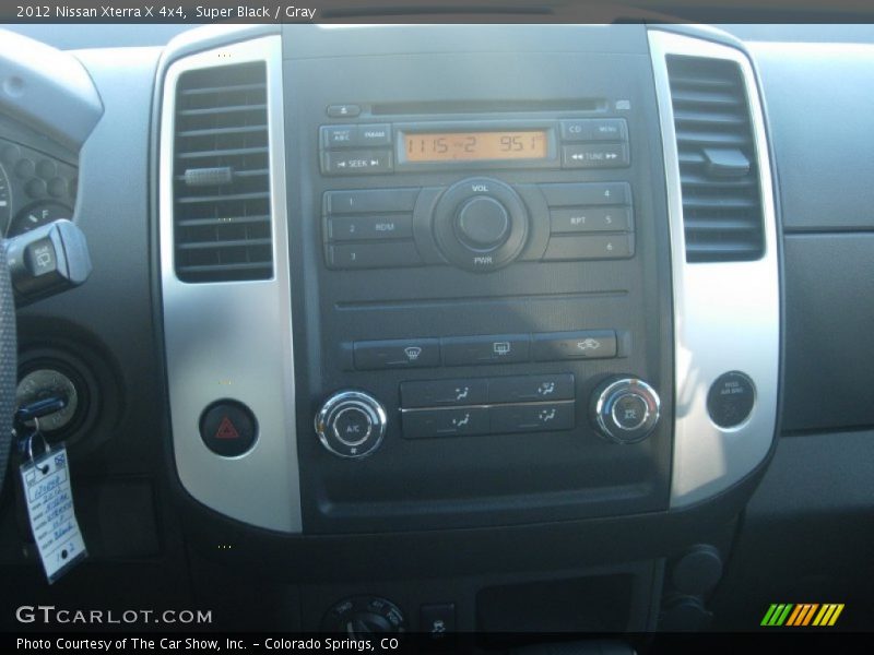 Super Black / Gray 2012 Nissan Xterra X 4x4