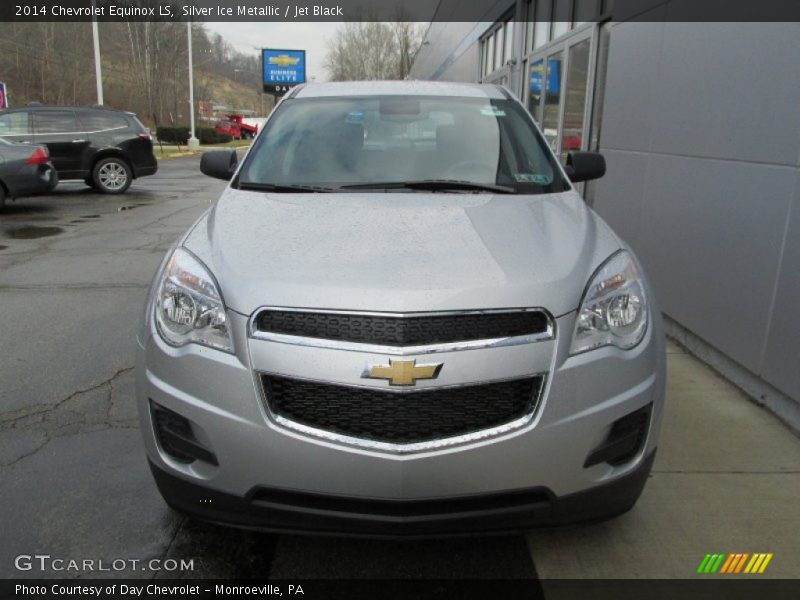 Silver Ice Metallic / Jet Black 2014 Chevrolet Equinox LS