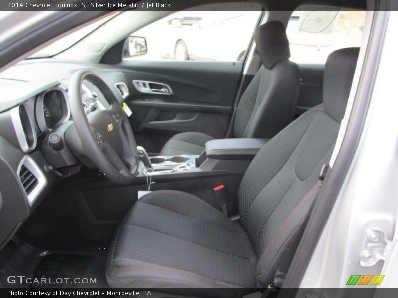 Silver Ice Metallic / Jet Black 2014 Chevrolet Equinox LS